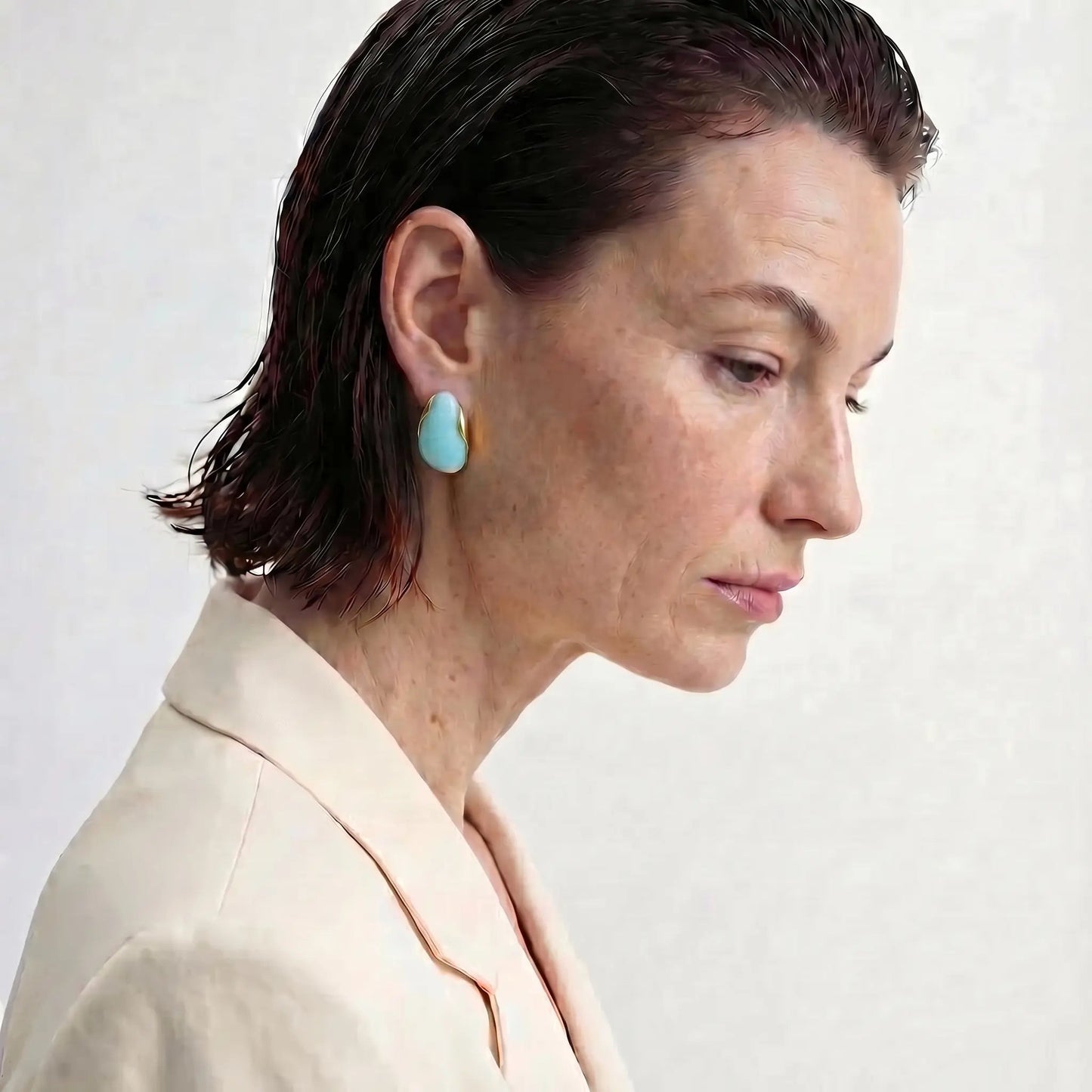 Mono Stone SS Earrings - Voisson