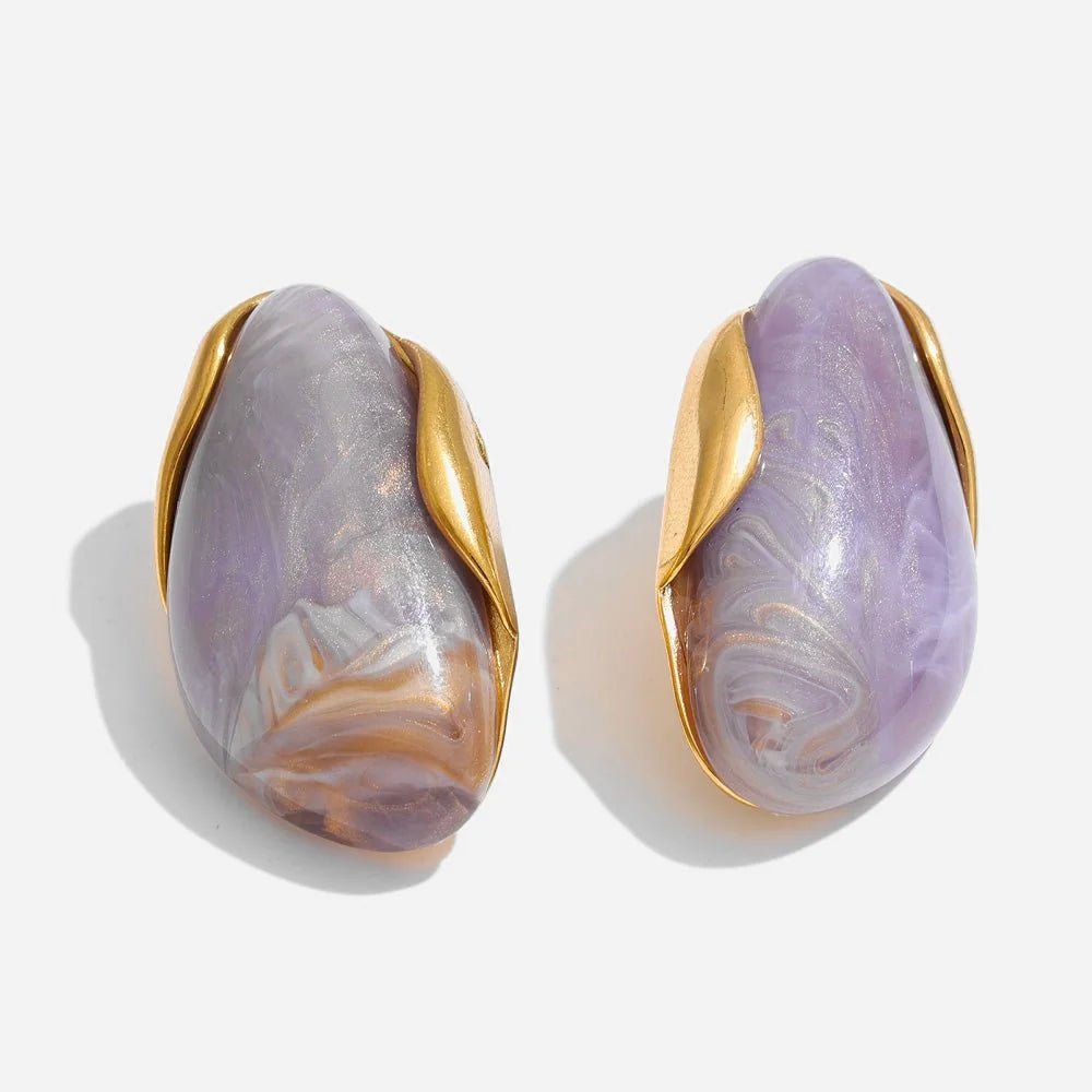 Mono Stone SS Earrings - Voisson