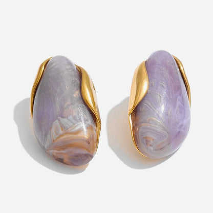 Mono Stone SS Earrings - Voisson