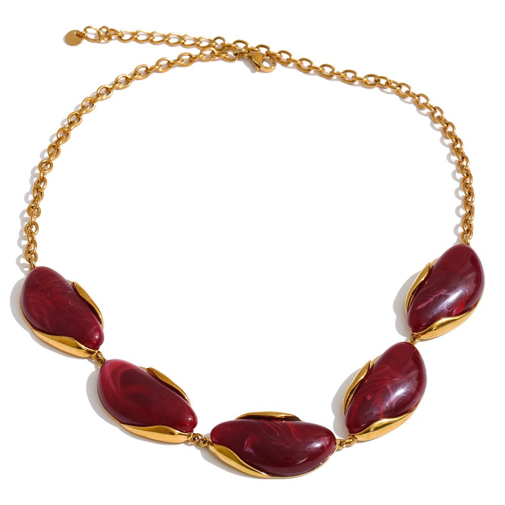 Mono Stone SS Necklace - Voisson