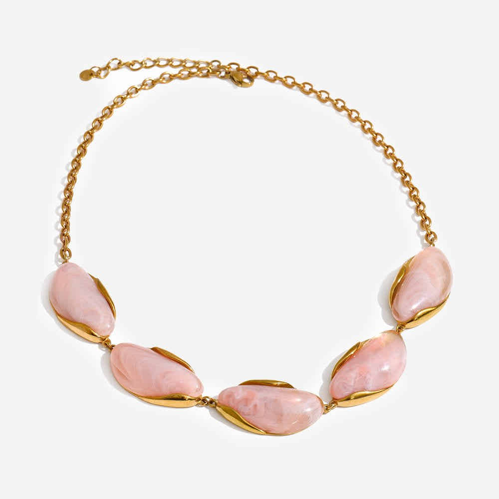 Mono Stone SS Necklace - Voisson