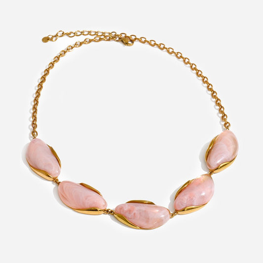 Mono Stone SS Necklace - Voisson