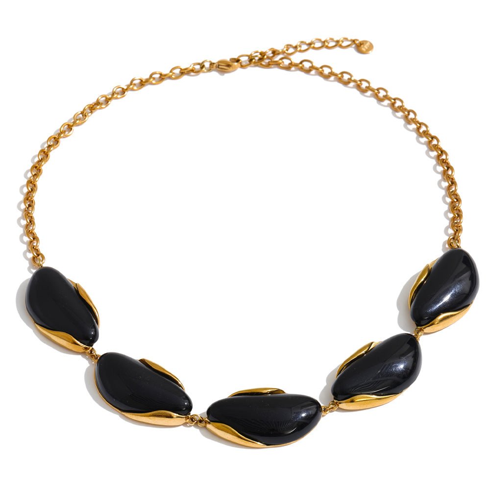 Mono Stone SS Necklace - Voisson