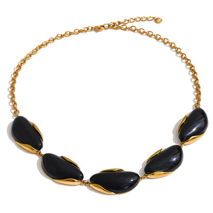 Mono Stone SS Necklace - Voisson