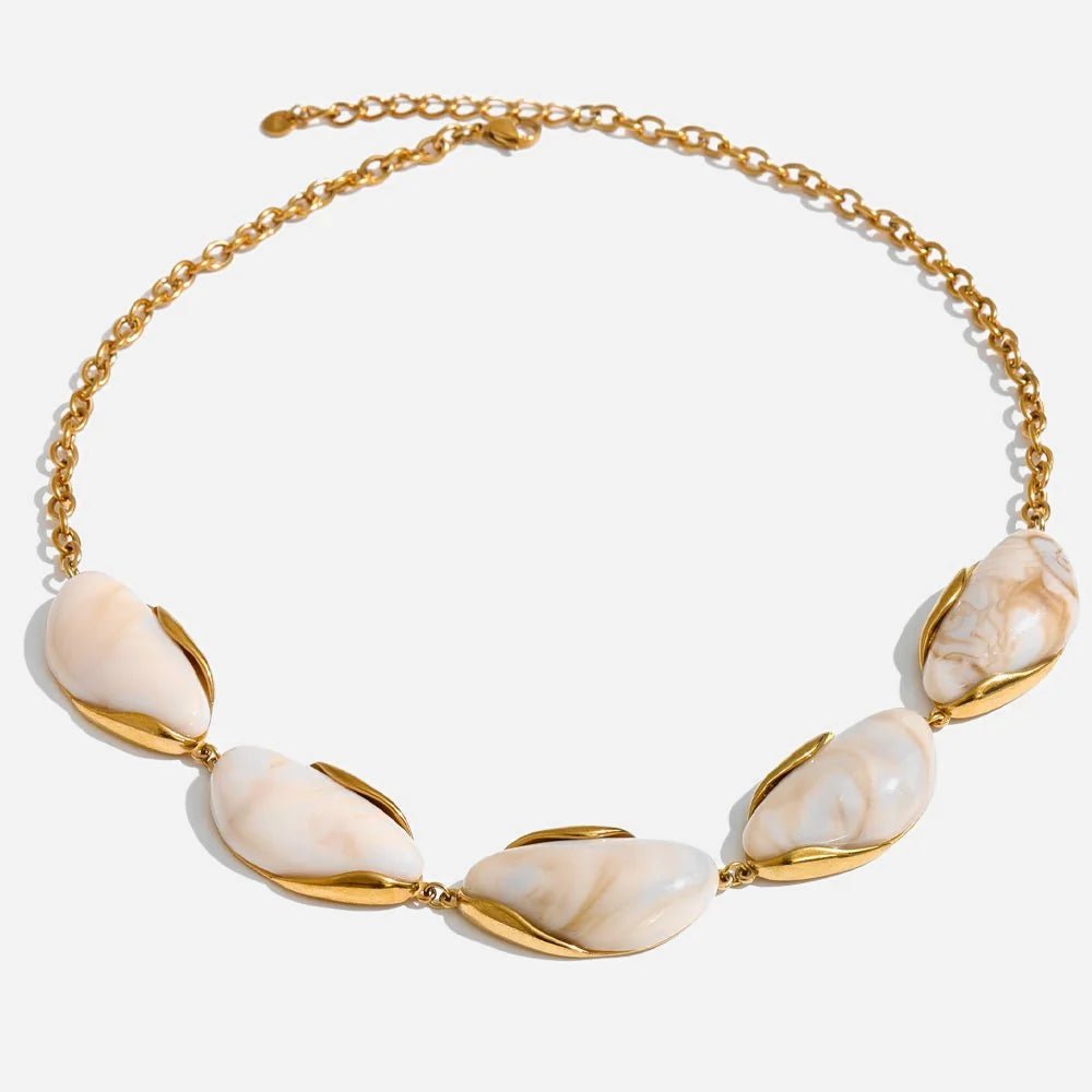 Mono Stone SS Necklace - Voisson