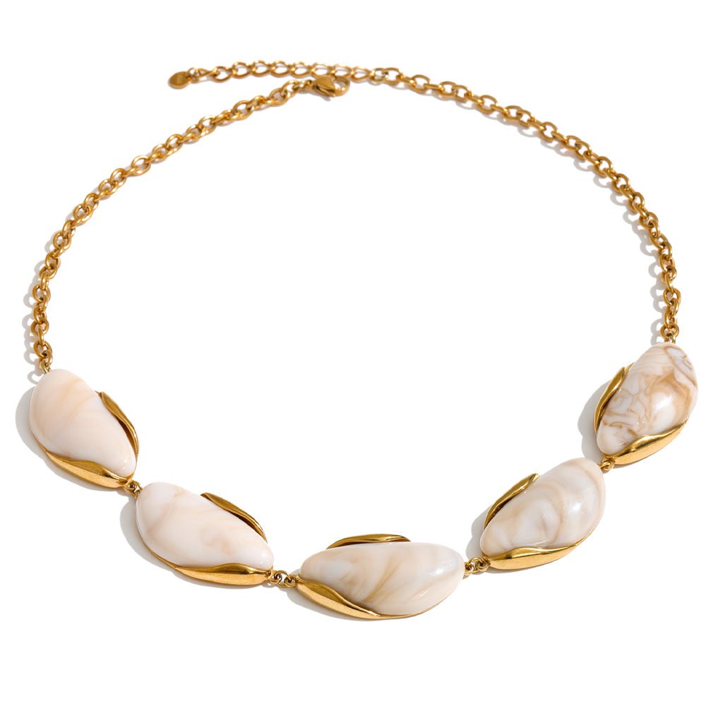 Mono Stone SS Necklace - Voisson
