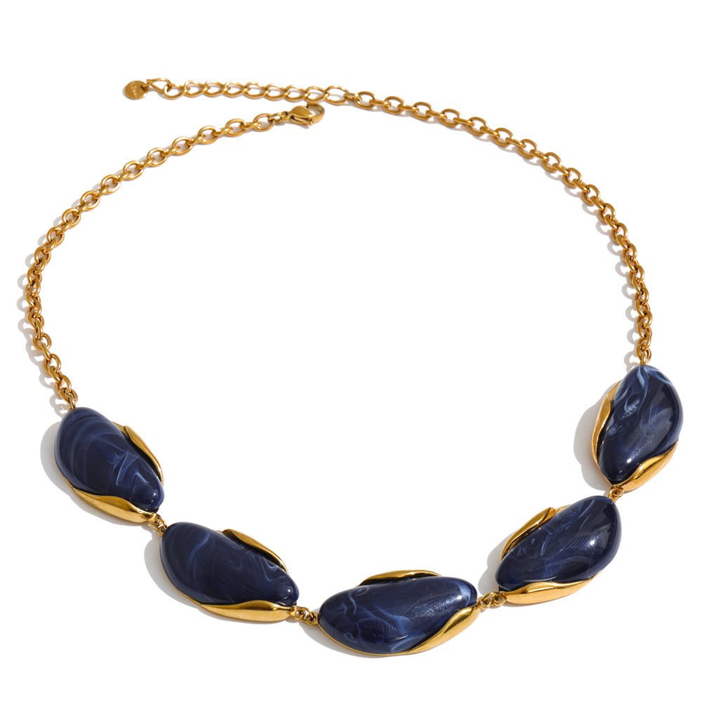 Mono Stone SS Necklace - Voisson