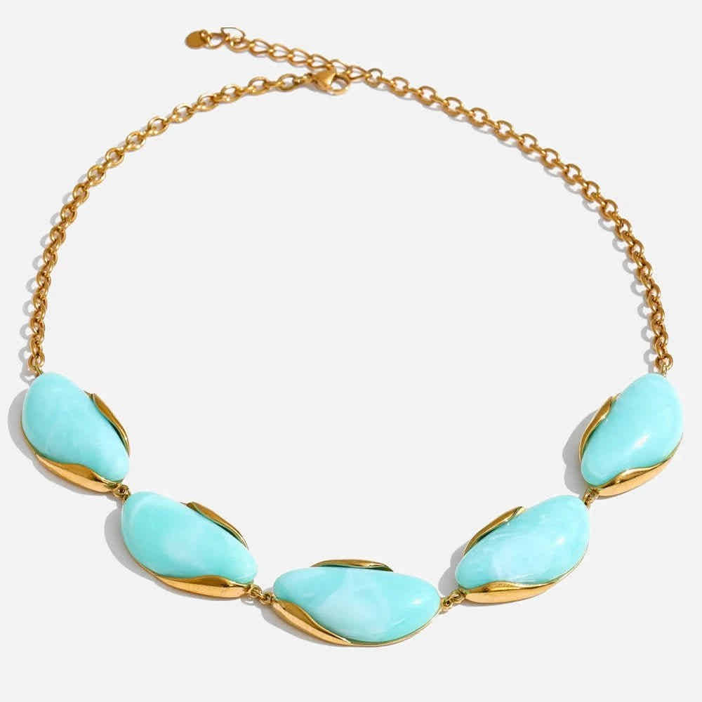Mono Stone SS Necklace - Voisson