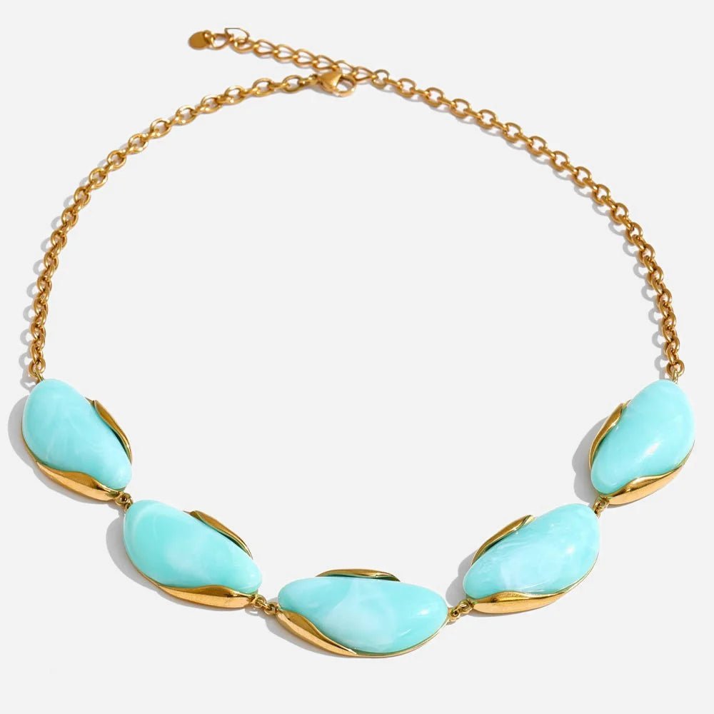 Mono Stone SS Necklace - Voisson