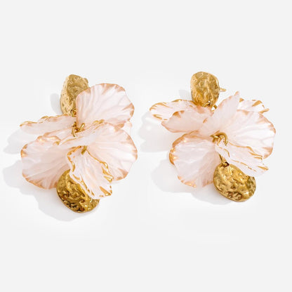 Moon Petal Earrings - Voisson