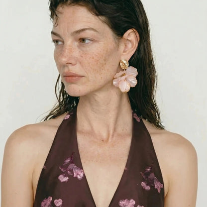 Moon Petal Earrings - Voisson