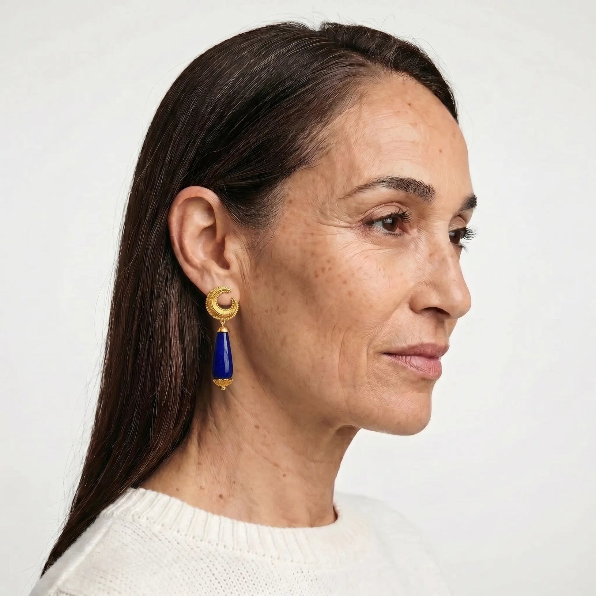 Mooncrest Drop Earrings - Voisson
