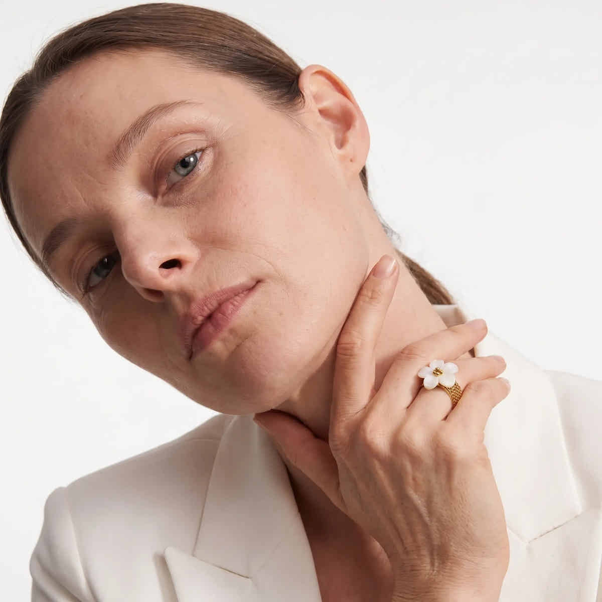 Moonflower Shell Ring - Voisson