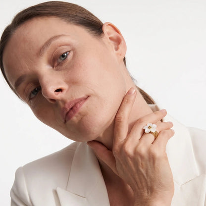Moonflower Shell Ring - Voisson