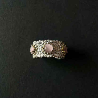 Mosaic Bloom Open Ring - Voisson
