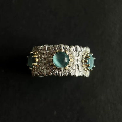 Mosaic Bloom Open Ring - Voisson