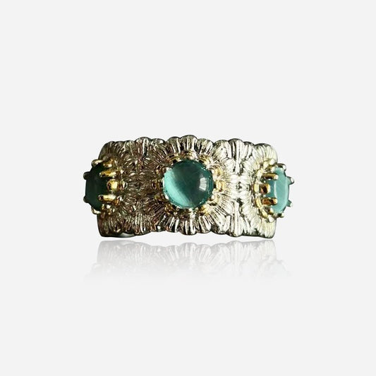 Mosaic Bloom Open Ring - Voisson