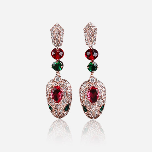 Mystic Serpent Elegance Earrings - Voisson