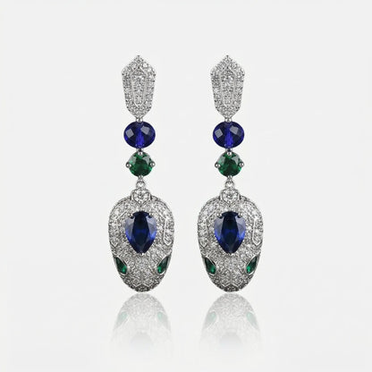 Mystic Serpent Elegance Earrings - Voisson