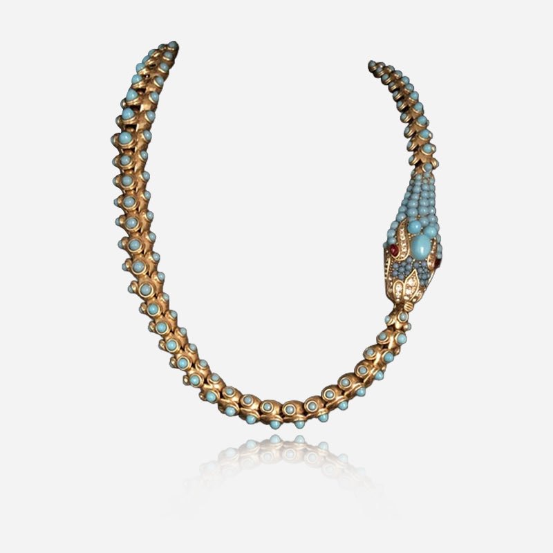 Nile Serpent Turquoise Necklace - Voisson