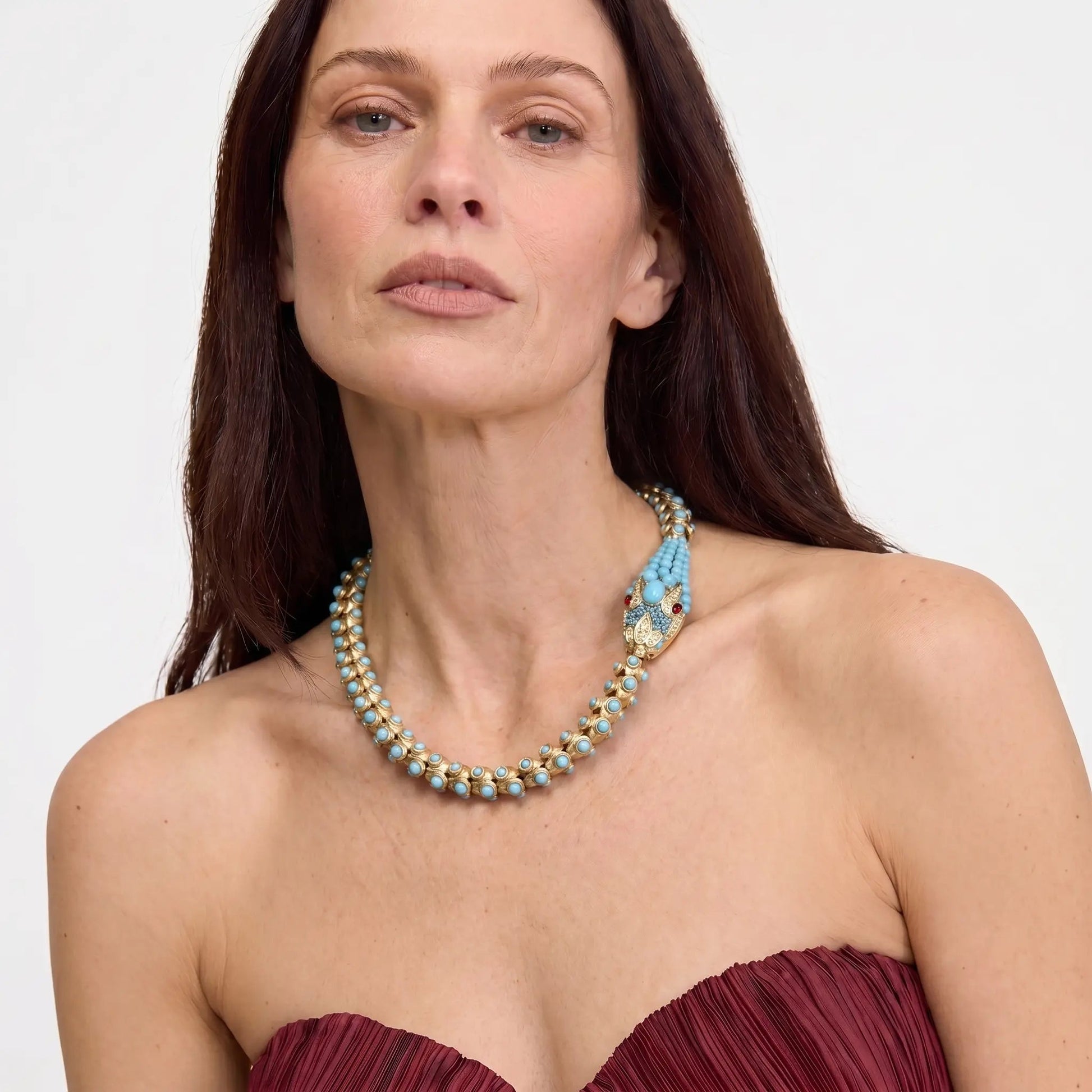 Nile Serpent Turquoise Necklace - Voisson