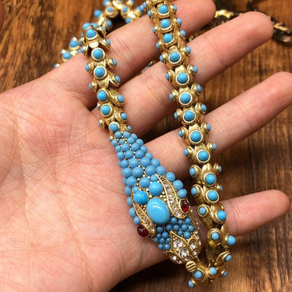 Nile Serpent Turquoise Necklace - Voisson