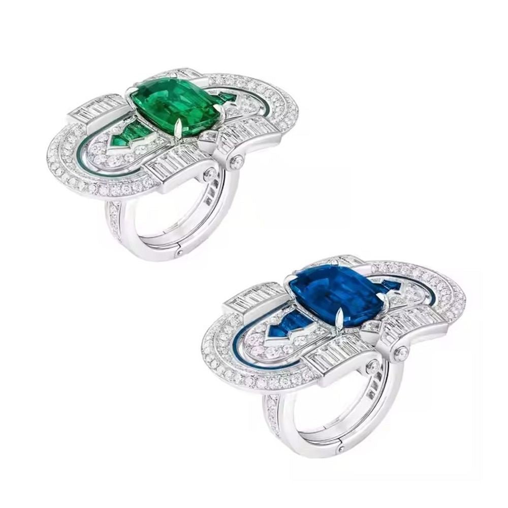 Noble Duo 925 Silver Ring - Voisson