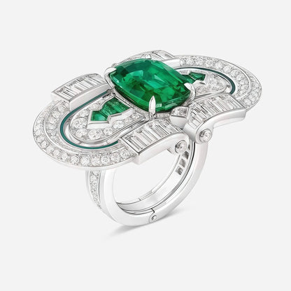 Noble Duo 925 Silver Ring - Voisson