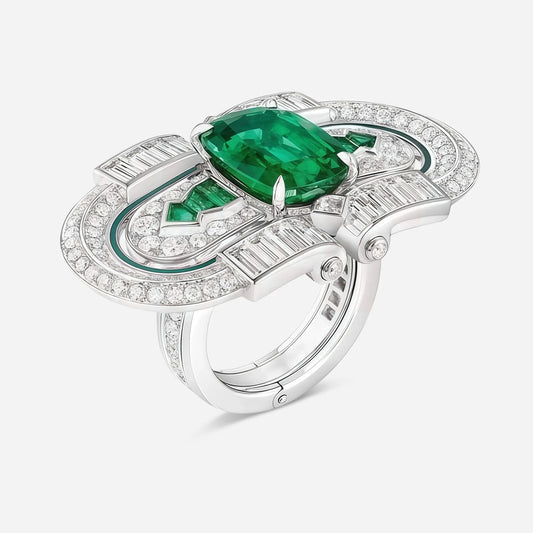 Noble Duo 925 Silver Ring - Voisson