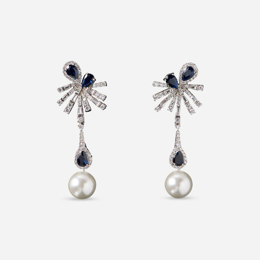 Nocturne Royale Pearl Earrings - Voisson
