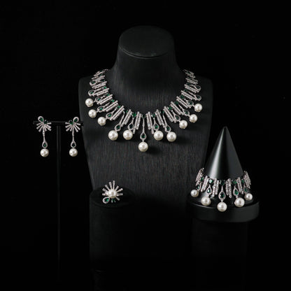 Nocturne Royale Pearl Earrings - Voisson