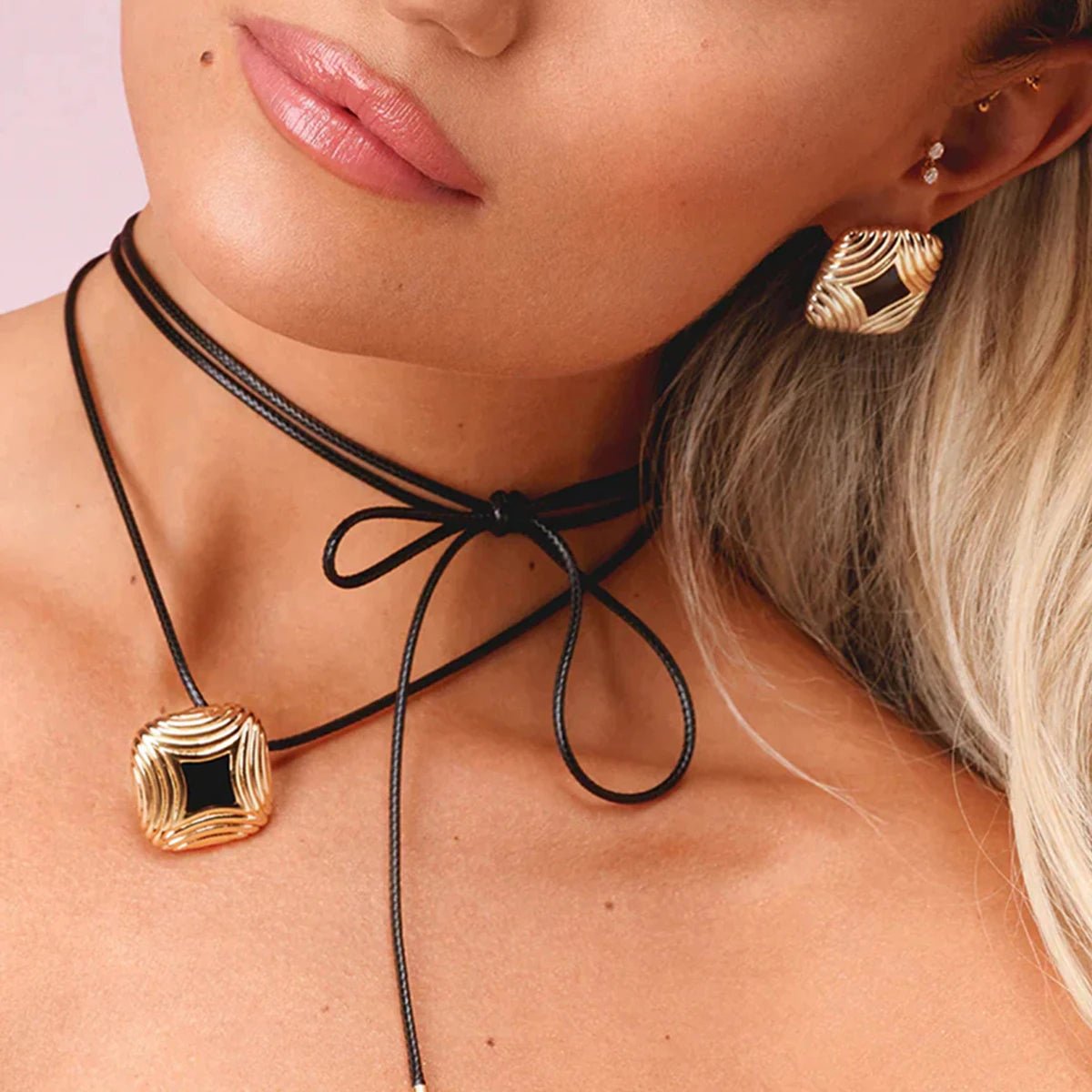 Noir Luxe Necklace - Voisson