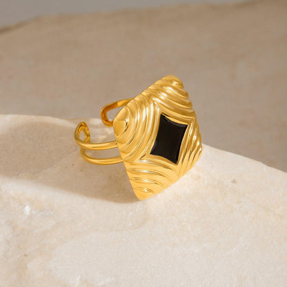 Noir Luxe Ring - Voisson