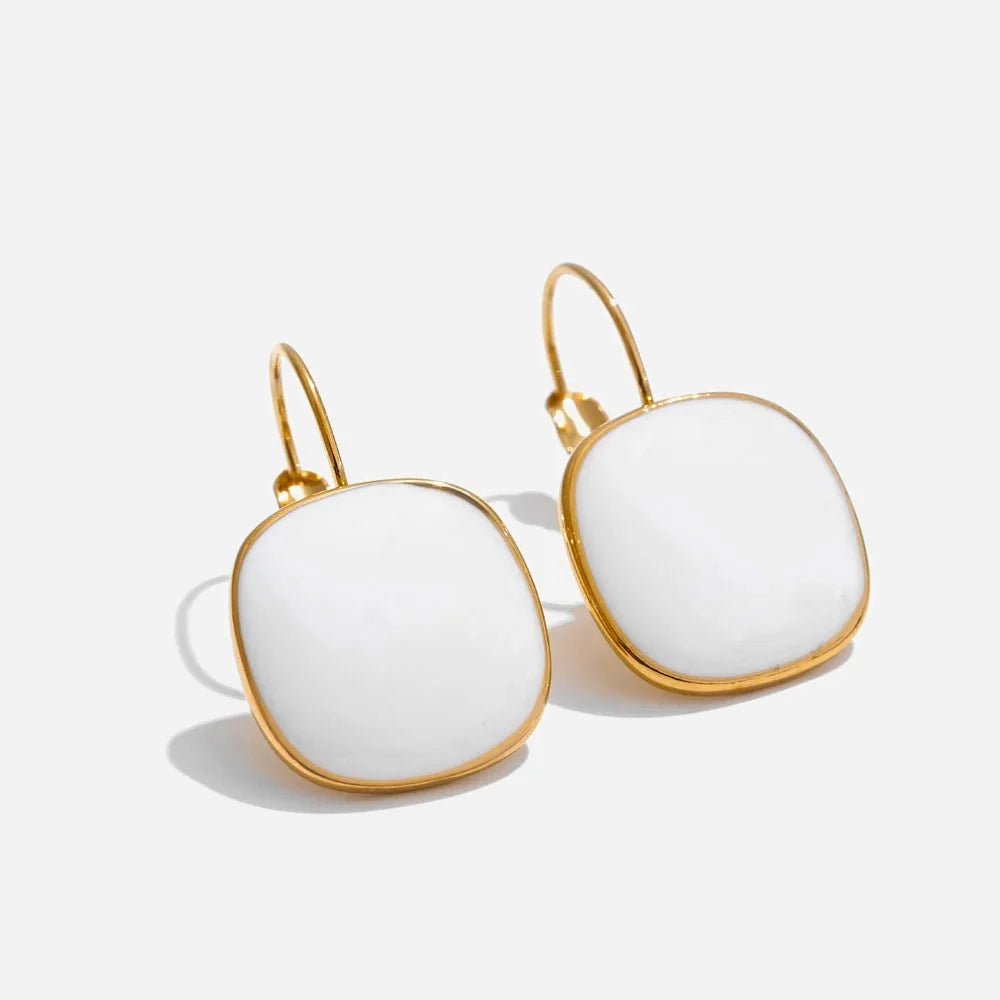 Nova Tile Drop Earrings - Voisson