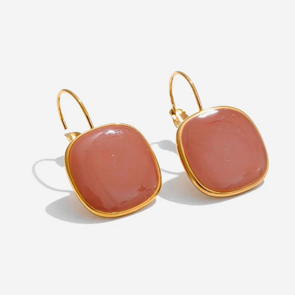 Nova Tile Drop Earrings - Voisson