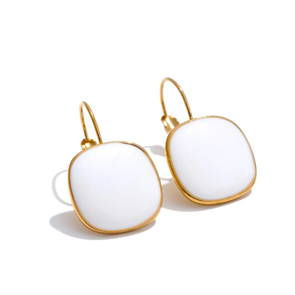 Nova Tile Drop Earrings - Voisson
