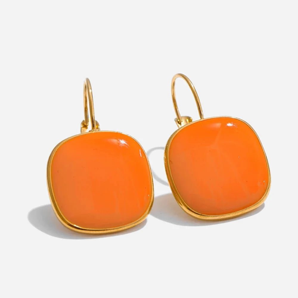 Nova Tile Drop Earrings - Voisson