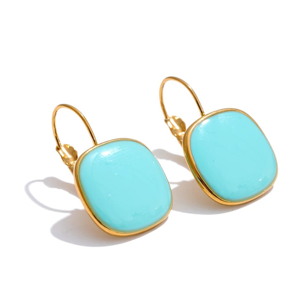 Nova Tile Drop Earrings - Voisson