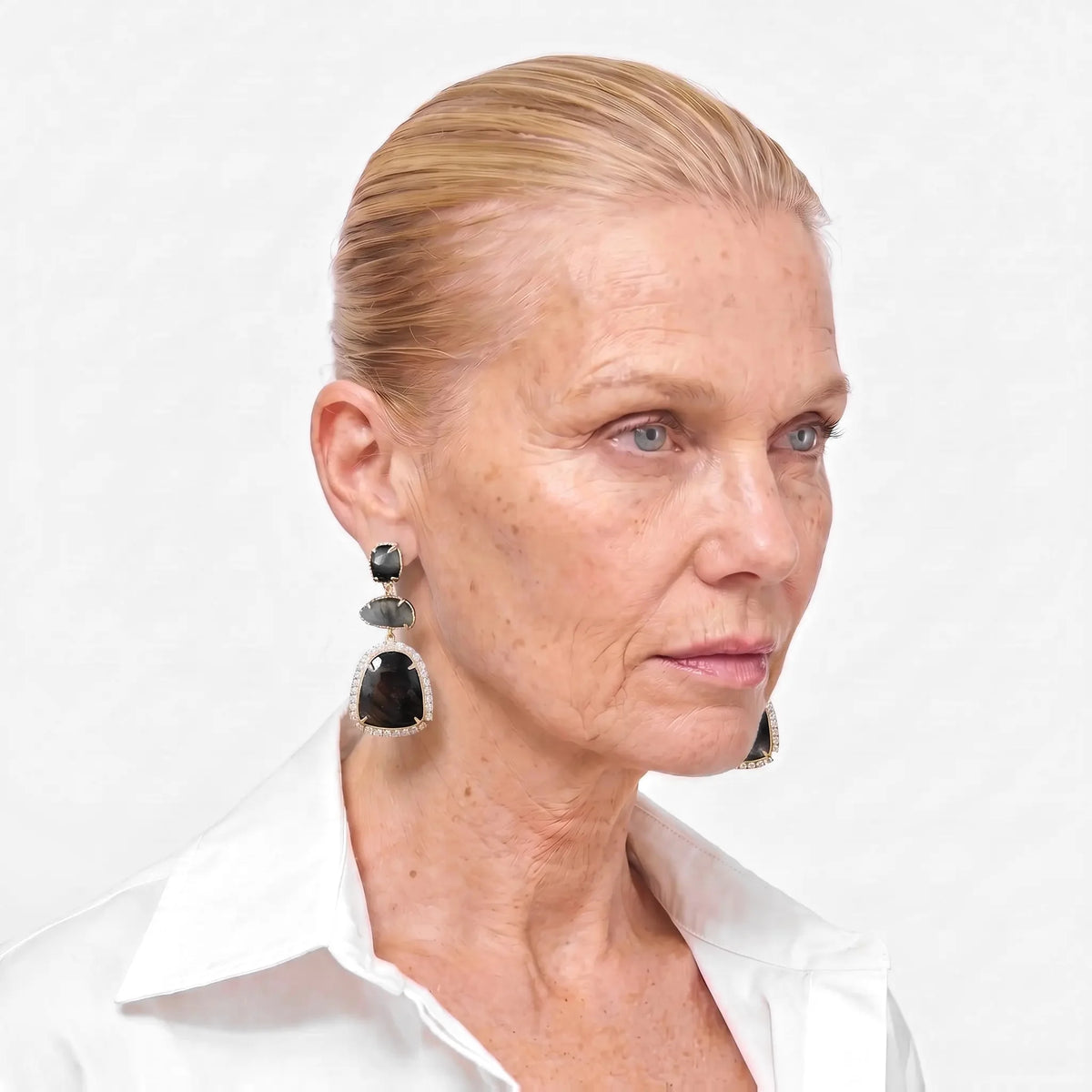 Ocean Stone Drop Earrings - Voisson