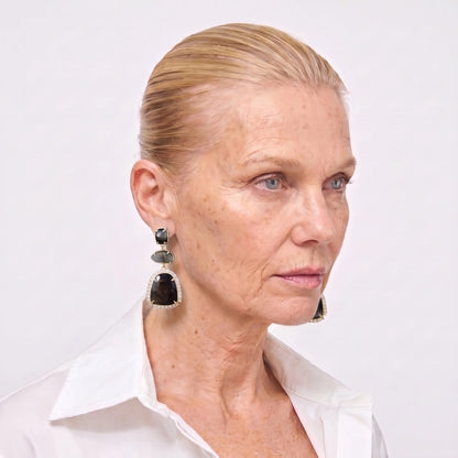 Ocean Stone Drop Earrings - Voisson