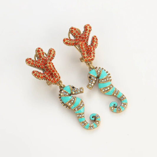 Ocean Whimsy Drop Earrings - Voisson