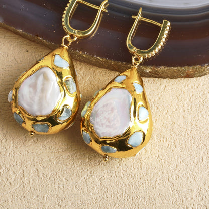 OceanRelic Pearl Drop Earrings - Voisson