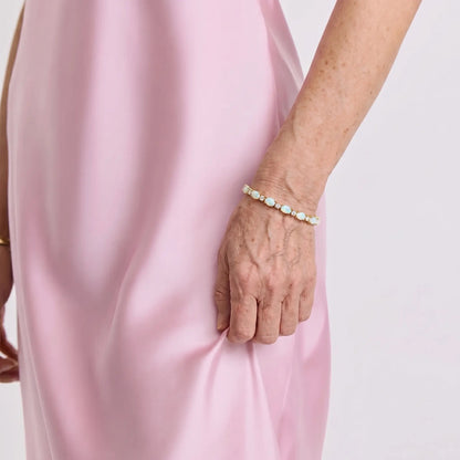 Opal Glow Tennis Bracelet - Voisson