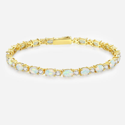 Opal Glow Tennis Bracelet - Voisson