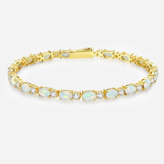 Opal Glow Tennis Bracelet - Voisson