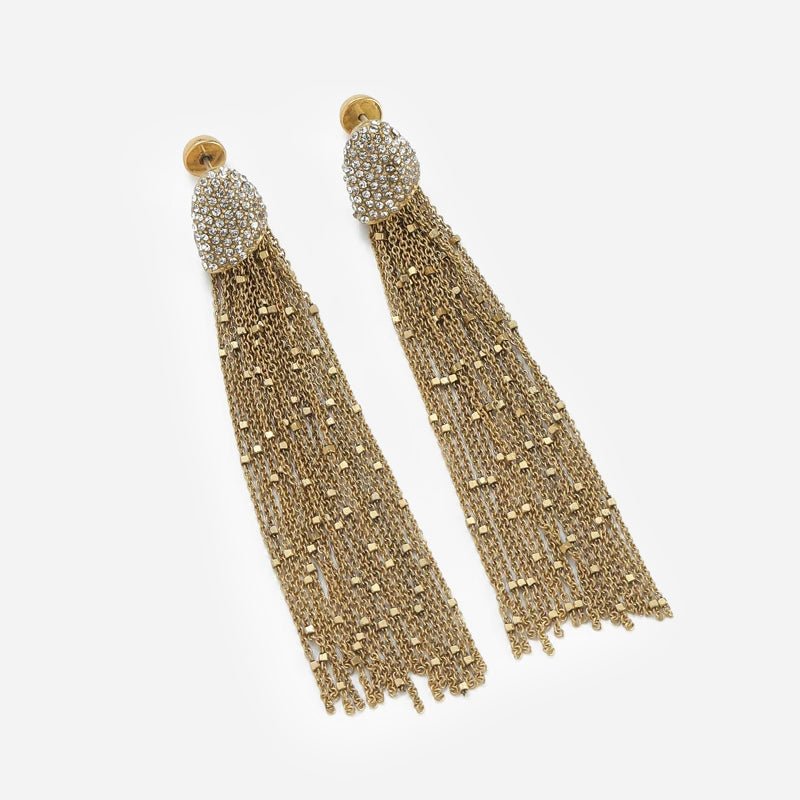 Opera Rope Lariat Earrings - Voisson