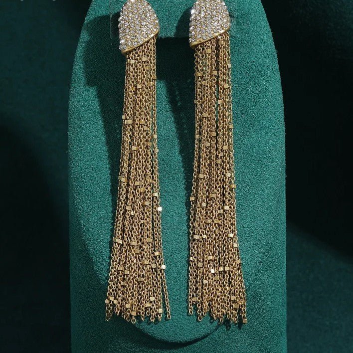 Opera Rope Lariat Earrings - Voisson