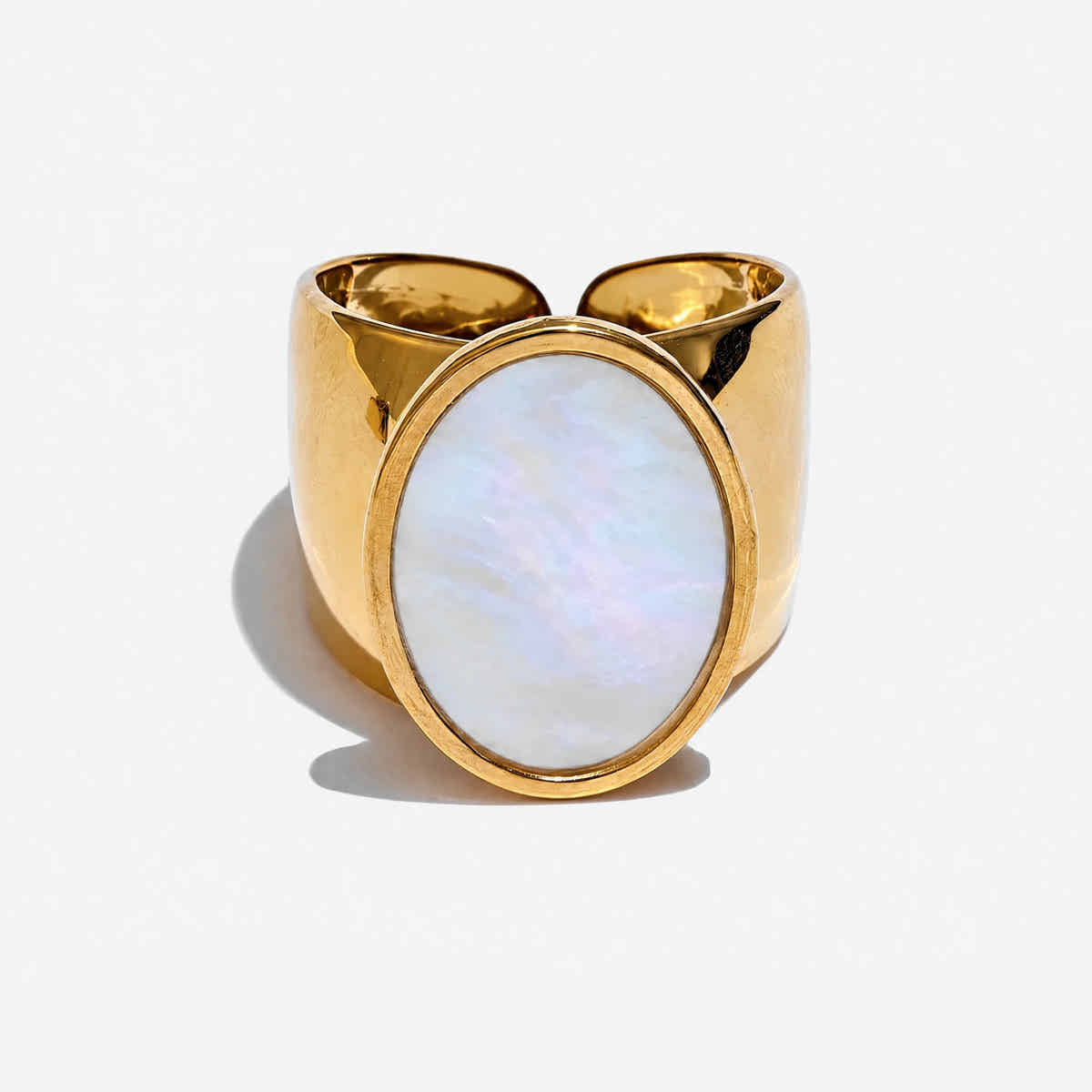 Oval Stone Signet Ring - Voisson