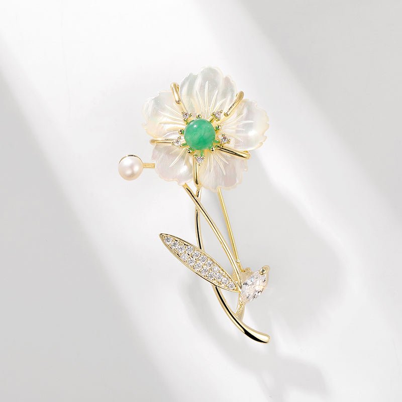 Pearl Blossom Brooch - Voisson
