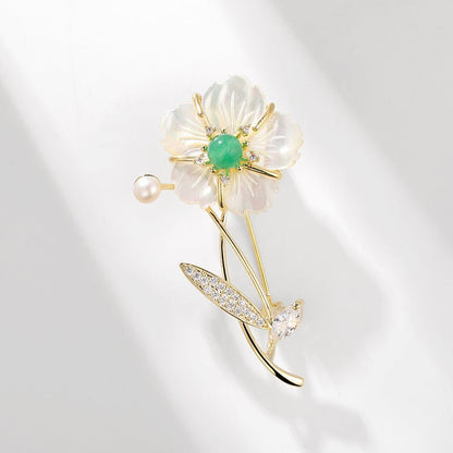 Pearl Blossom Brooch - Voisson